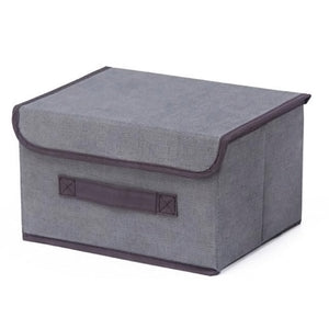 Storage Boxes with Lids No Smell Polyester Fabric Clear Storage Baskets Containers - COOLCrown Store