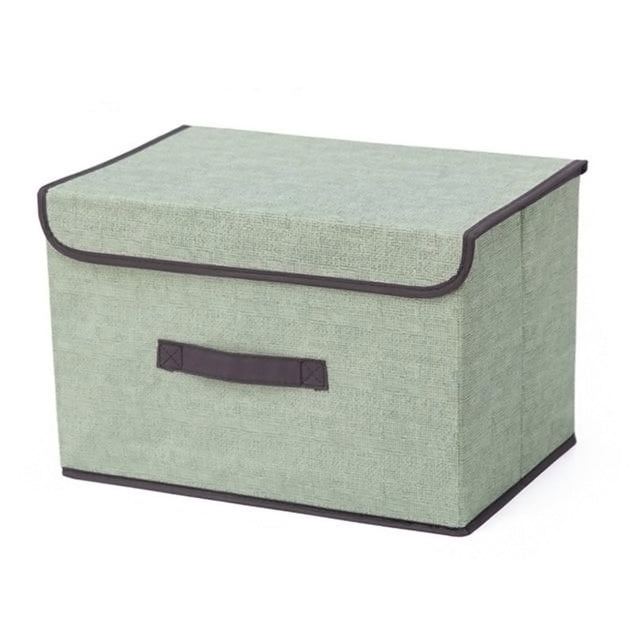 Storage Boxes with Lids No Smell Polyester Fabric Clear Storage Baskets Containers - COOLCrown Store