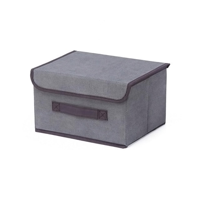 Storage Boxes with Lids No Smell Polyester Fabric Clear Storage Baskets Containers - COOLCrown Store