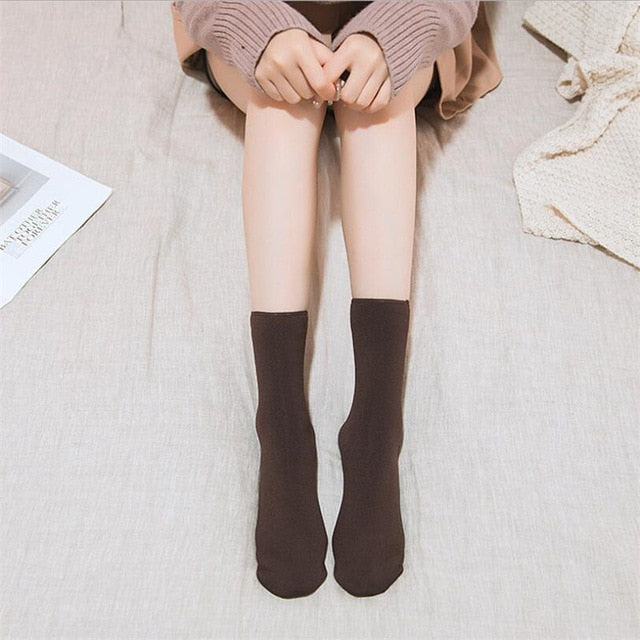 6 Pairs Winter Warmer Women Thermal Wool Cashmere Socks - COOLCrown Store