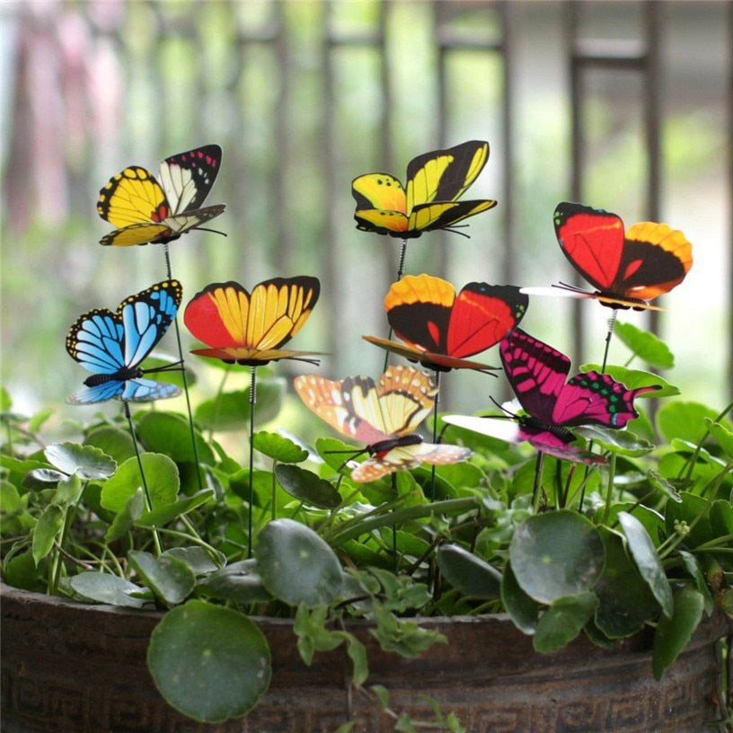 24pcs Bunch of Butterflies Garden Yard Planter - COOLCrown Store