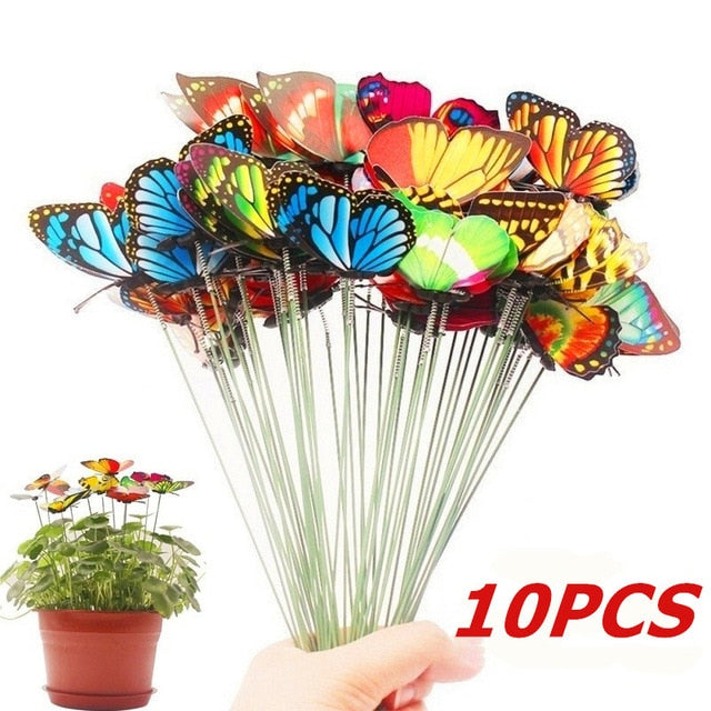 24pcs Bunch of Butterflies Garden Yard Planter - COOLCrown Store