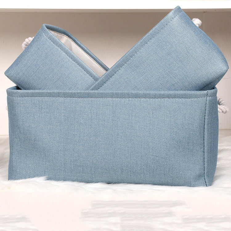 Storage Basket Foldable Linen Storage Box - COOLCrown Store