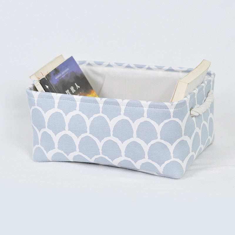 Storage Basket Foldable Linen Storage Box - COOLCrown Store