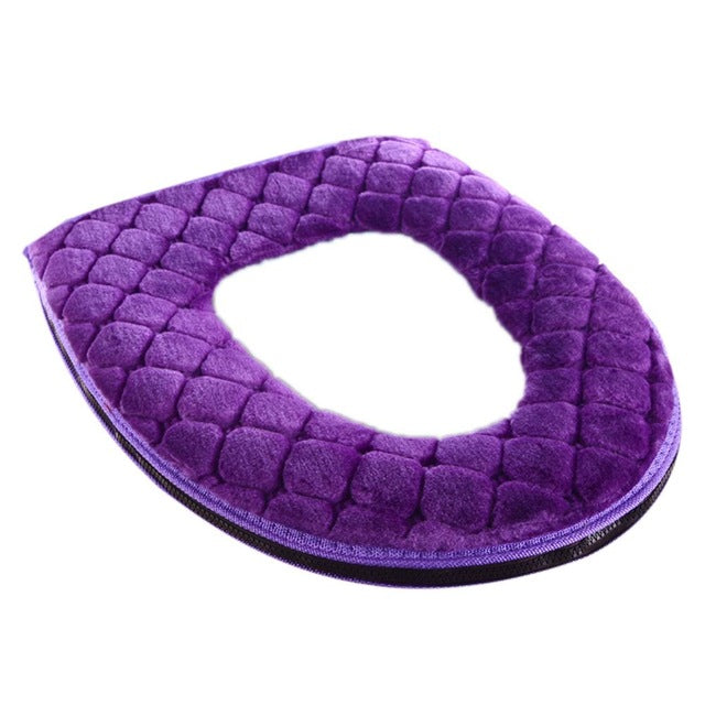 Unique Warm Soft Washable Heated Toilet Seat Cover - COOLCrown Store