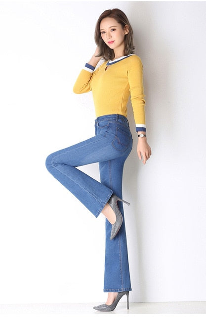 New Women's High Quality Fashion Casual Jeans Slim Jeans - COOLCrown Store