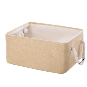 Storage Basket Foldable Linen Storage Box - COOLCrown Store