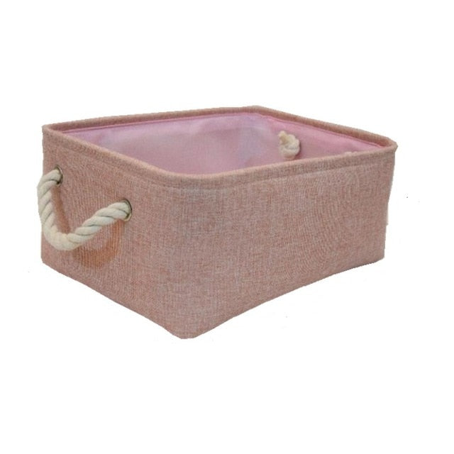 Storage Basket Foldable Linen Storage Box - COOLCrown Store