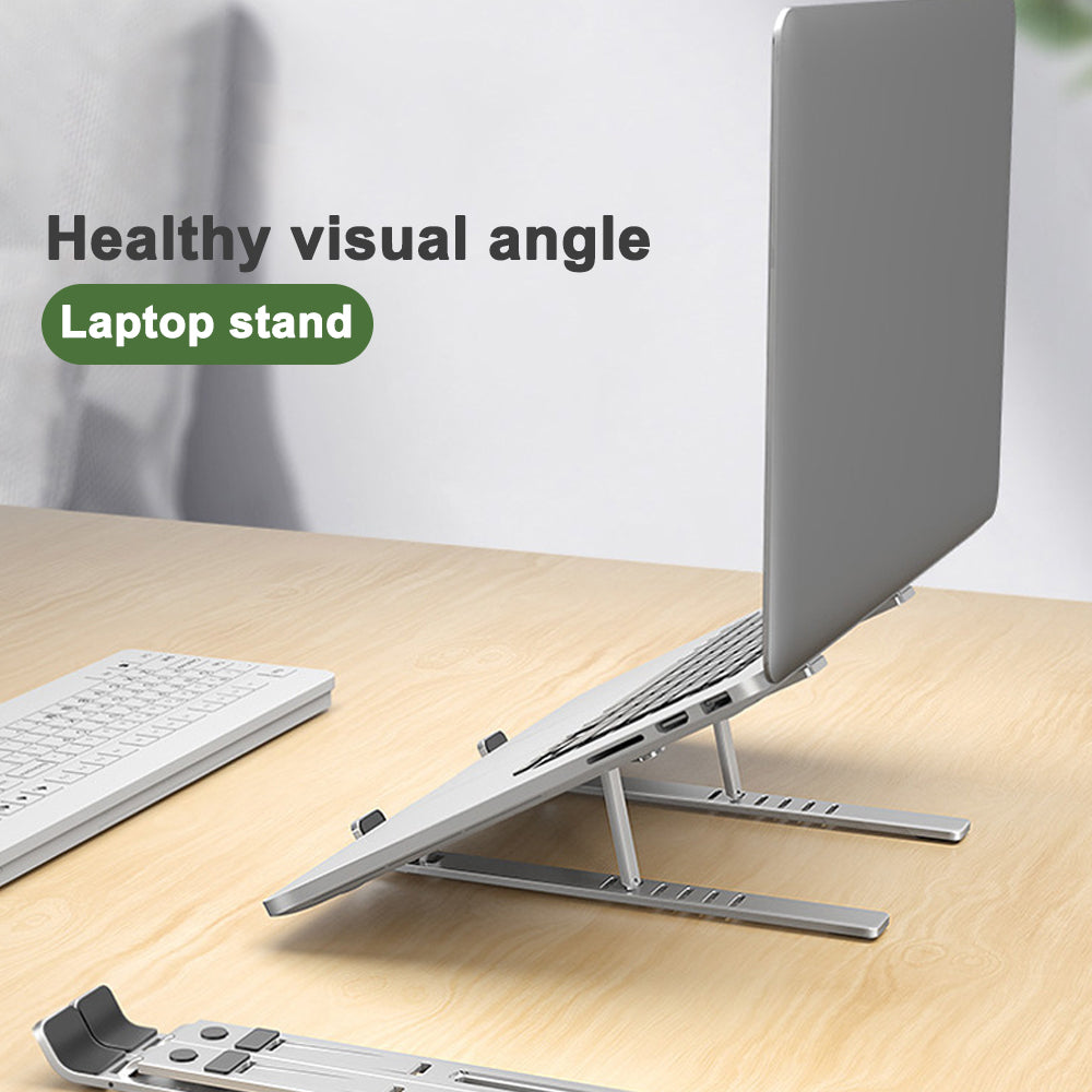 Foldable Aluminium Laptop Holder for MacBook Pro Notebook Stand - COOLCrown Store