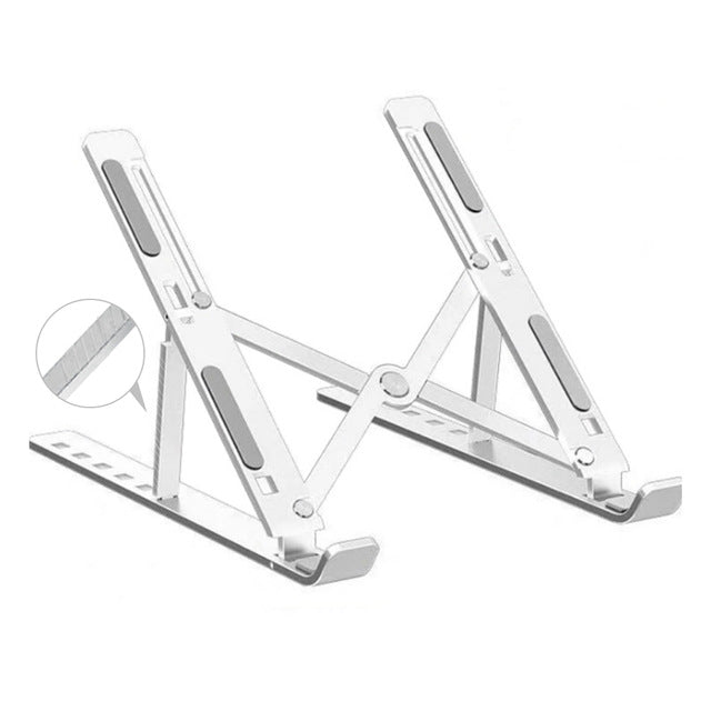 Foldable Aluminium Laptop Holder for MacBook Pro Notebook Stand - COOLCrown Store