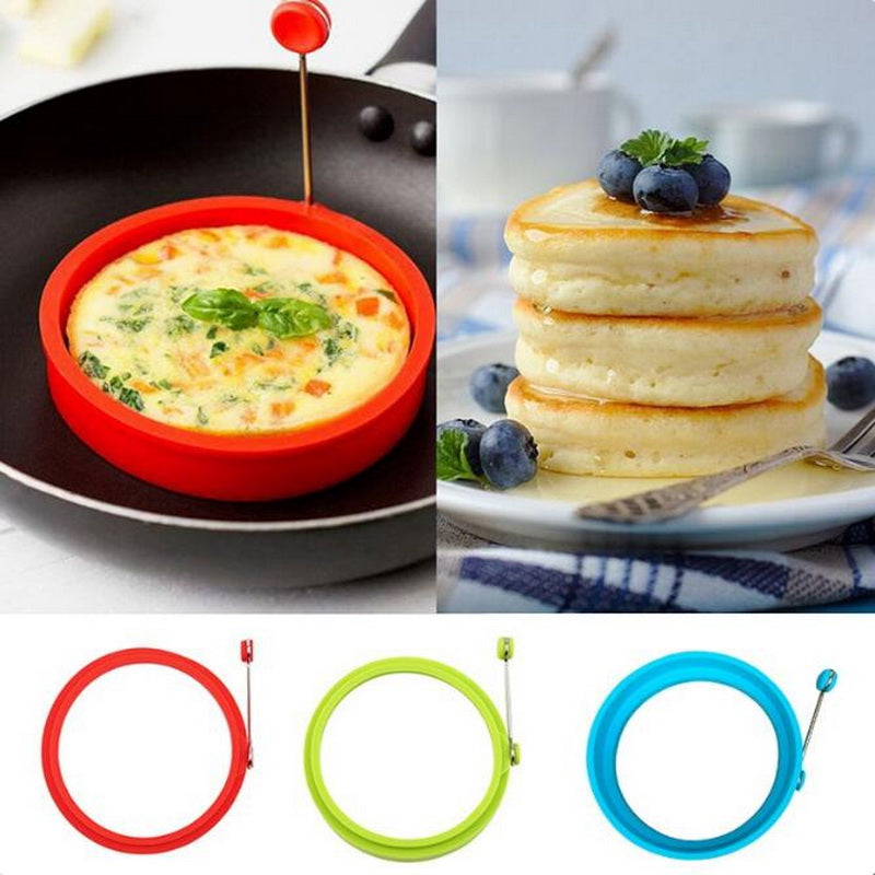 1pcs Silicone Fried Egg Pancake Ring Omelette Round Shaper - COOLCrown Store