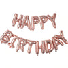 13pcs Happy Birthday Decoration Balloons Rose Gold - COOLCrown Store