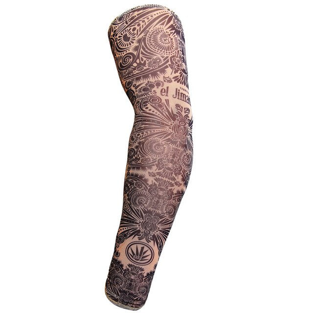 1Pcs Outdoor 3D Tattoo Printed Arm Warmer Fake Temporary Tattoo Sleeve - COOLCrown Store