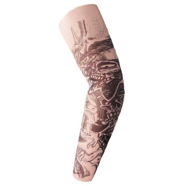 1Pcs Outdoor 3D Tattoo Printed Arm Warmer Fake Temporary Tattoo Sleeve - COOLCrown Store