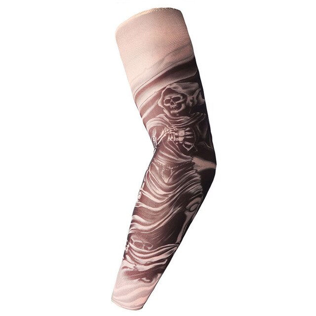 1Pcs Outdoor 3D Tattoo Printed Arm Warmer Fake Temporary Tattoo Sleeve - COOLCrown Store