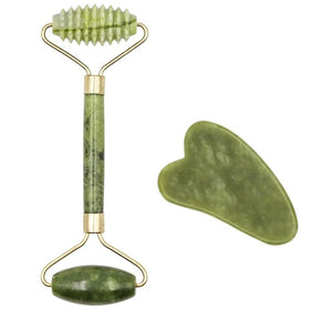 Facial Massage Roller Jade Stone Face Lift - COOLCrown Store