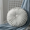 Velvet Pleated Round Floor Cushion Pillow - COOLCrown Store