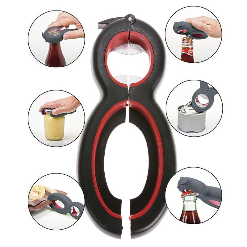 6 in 1 Multi Function Can Beer Bottle Opener - COOLCrown Store