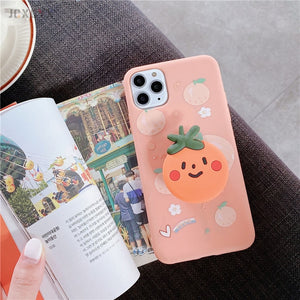 3D Luxury Cute Cartoon Fruit Avocado Soft Silicone Phone Case for Iphone - COOLCrown Store