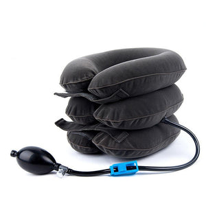 Neck Pillow Air Inflatable Cushion Cervical Brace Neck Shoulder Pain Relax Support Device - COOLCrown Store