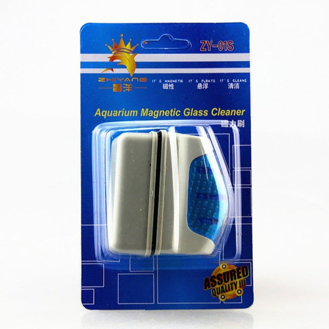 New Magnetic Aquarium Glass Window Fish Tank Algae Scraper Brush - COOLCrown Store