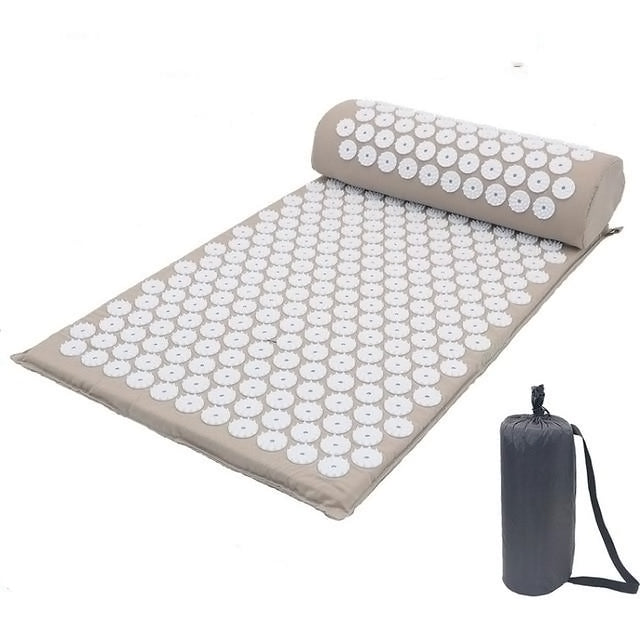 Acupuncture Massage Yoga Mat with Pillow and Carry Bag - COOLCrown Store