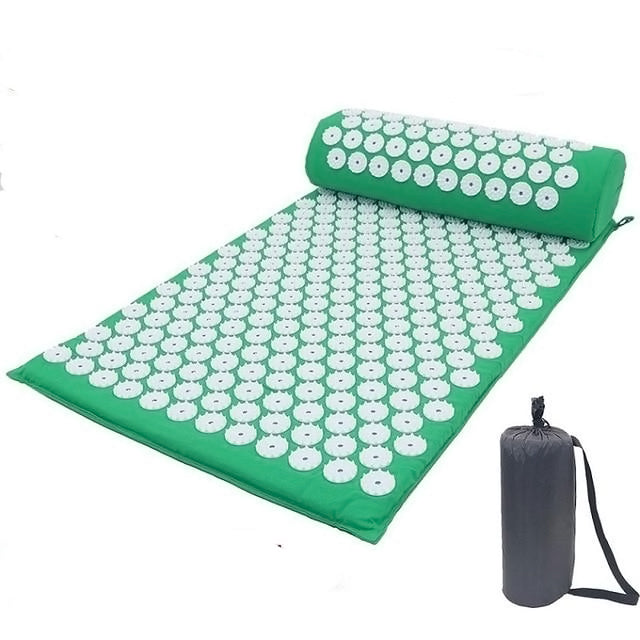 Acupuncture Massage Yoga Mat with Pillow and Carry Bag - COOLCrown Store