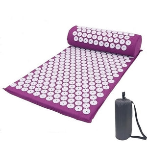 Acupuncture Massage Yoga Mat with Pillow and Carry Bag - COOLCrown Store