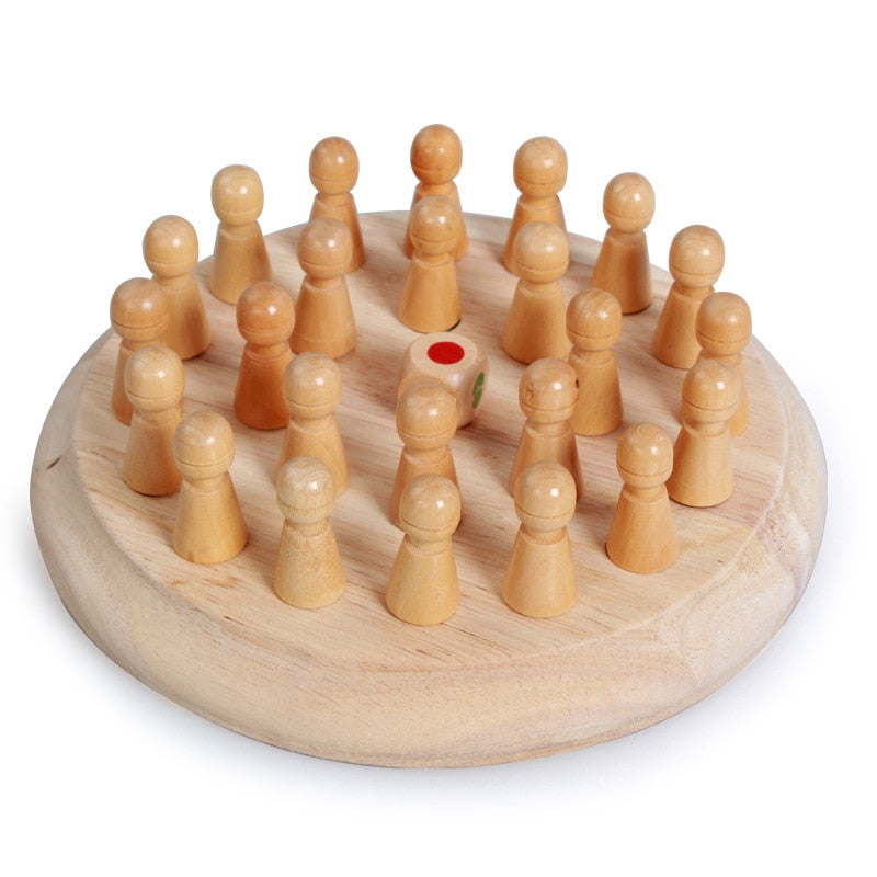 Wooden Memory Match Stick Chess Educational Color Cognitive Ability Toy Game for Children - COOLCrown Store