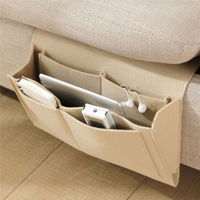 Remote Control Hanging Caddy Bedside Couch Storage Organizer - COOLCrown Store