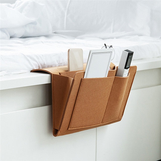 Remote Control Hanging Caddy Bedside Couch Storage Organizer - COOLCrown Store