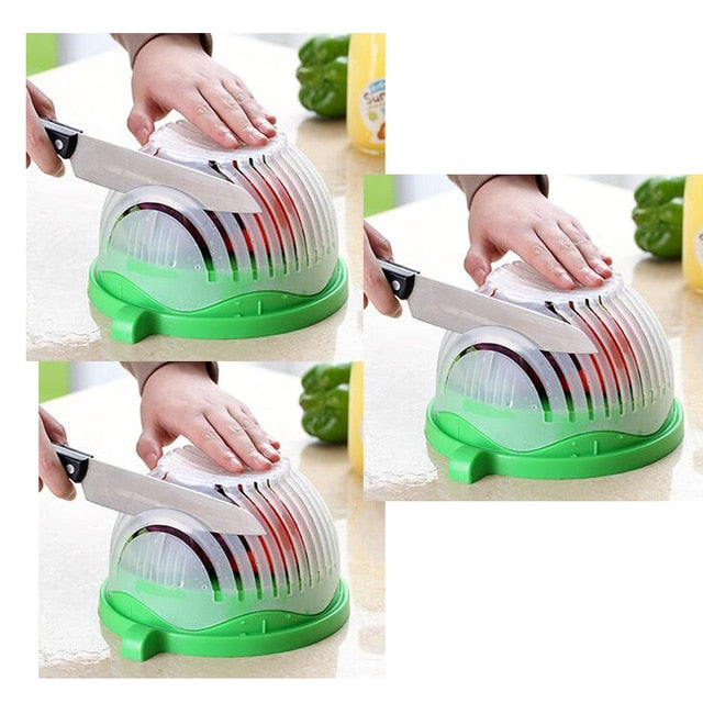 60 Seconds Salad Cutting Slicer Bowl - COOLCrown Store