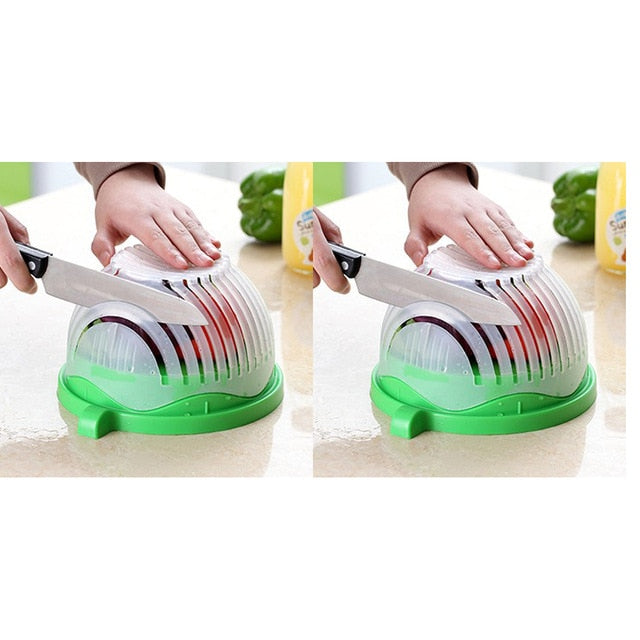 60 Seconds Salad Cutting Slicer Bowl - COOLCrown Store