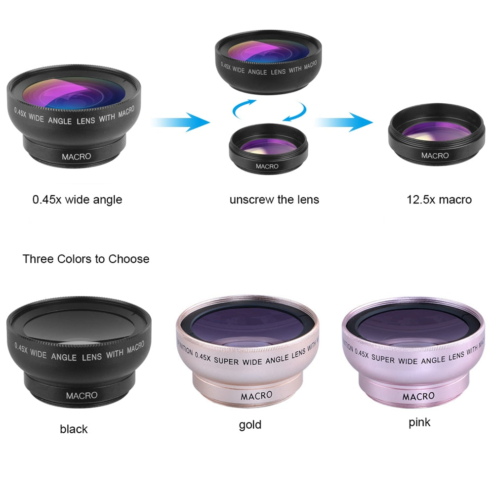 Macro Lens Professional HD Phone Camera - COOLCrown Store