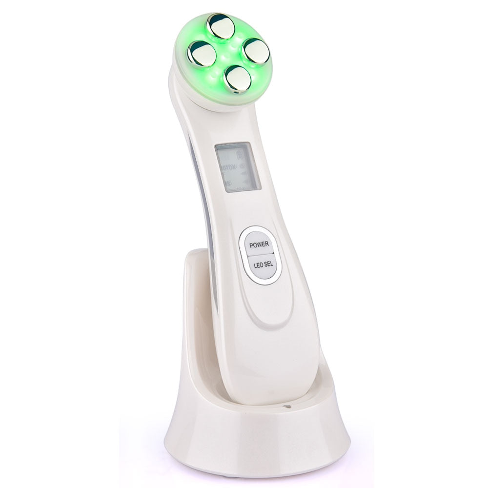 5 in 1 Electroporation LED Photon Facial RF Radio Frequency Skin Rejuvenation Therapy Device - COOLCrown Store