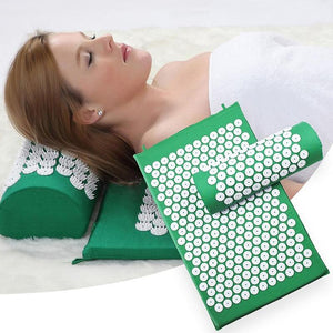 Acupuncture Massage Yoga Mat with Pillow and Carry Bag - COOLCrown Store