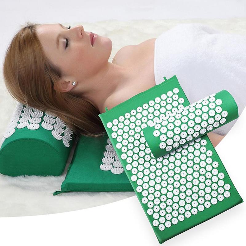 Acupuncture Massage Yoga Mat with Pillow and Carry Bag - COOLCrown Store