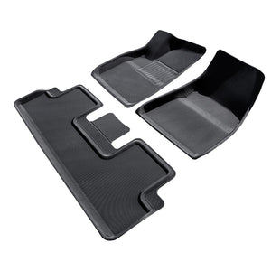 3pcs Non-Slip All-Weather Floor Mats For Tesla Model 3 - COOLCrown Store