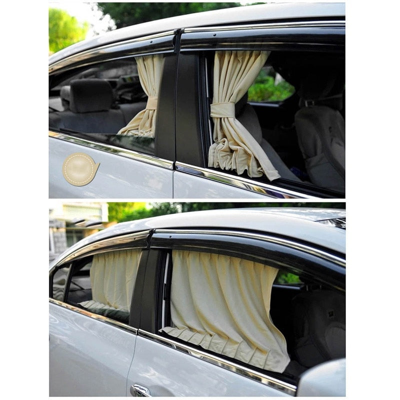 2pcs Car Curtain Window Sunshade - COOLCrown Store