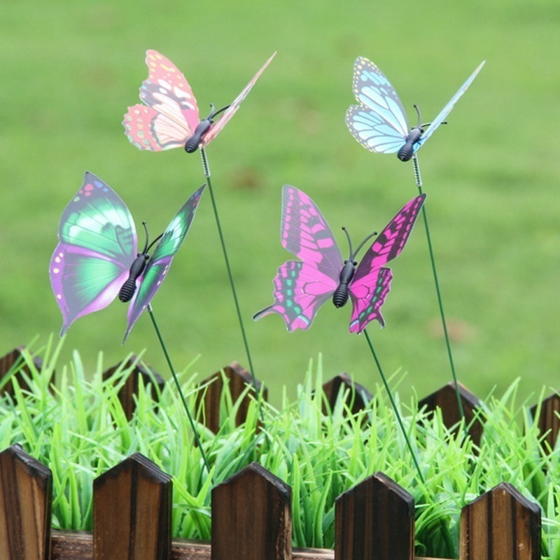 24pcs Bunch of Butterflies Garden Yard Planter - COOLCrown Store