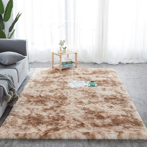 Shaggy Plush Fluffy Absorption Tie-dye Floor Carpet - COOLCrown Store