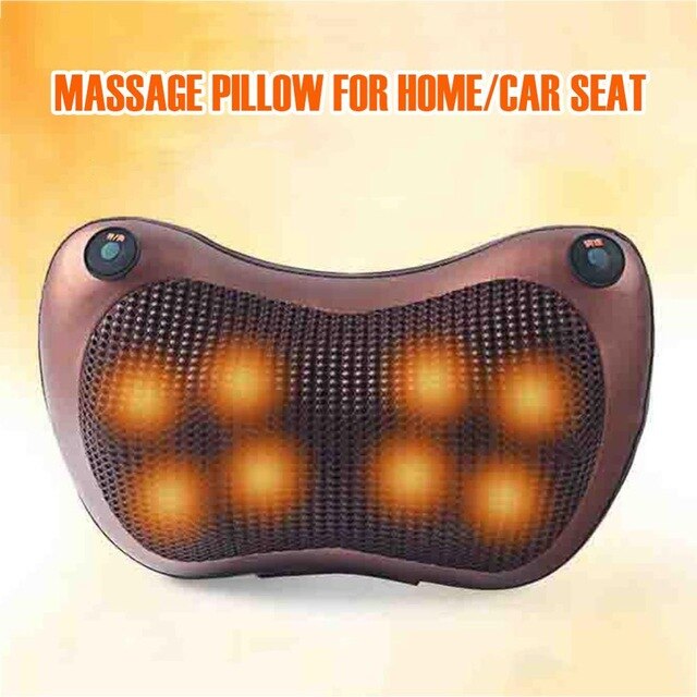 Cervical Shiatsu Massage Kneading Heating Pillow Relaxation Electric Neck Massager - COOLCrown Store