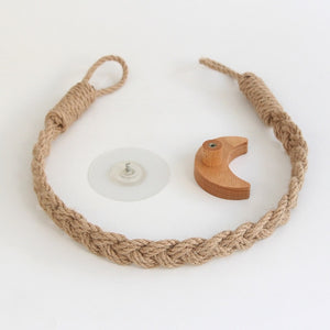 Vintage Towel and Toilet Paper Rope Hanging Holder - COOLCrown Store