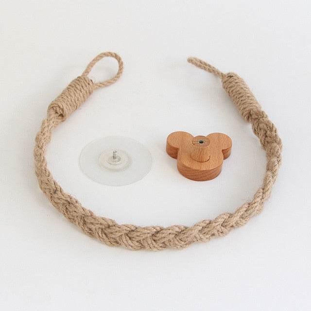 Vintage Towel and Toilet Paper Rope Hanging Holder - COOLCrown Store