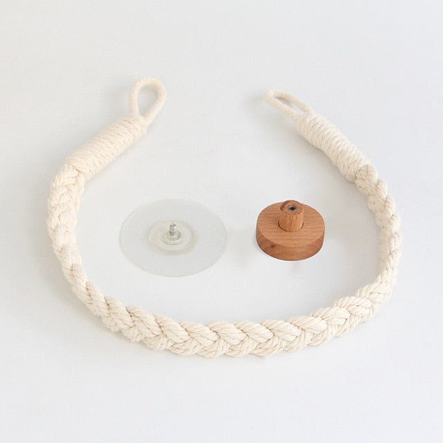 Vintage Towel and Toilet Paper Rope Hanging Holder - COOLCrown Store