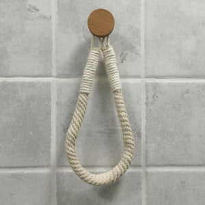 Vintage Towel and Toilet Paper Rope Hanging Holder - COOLCrown Store