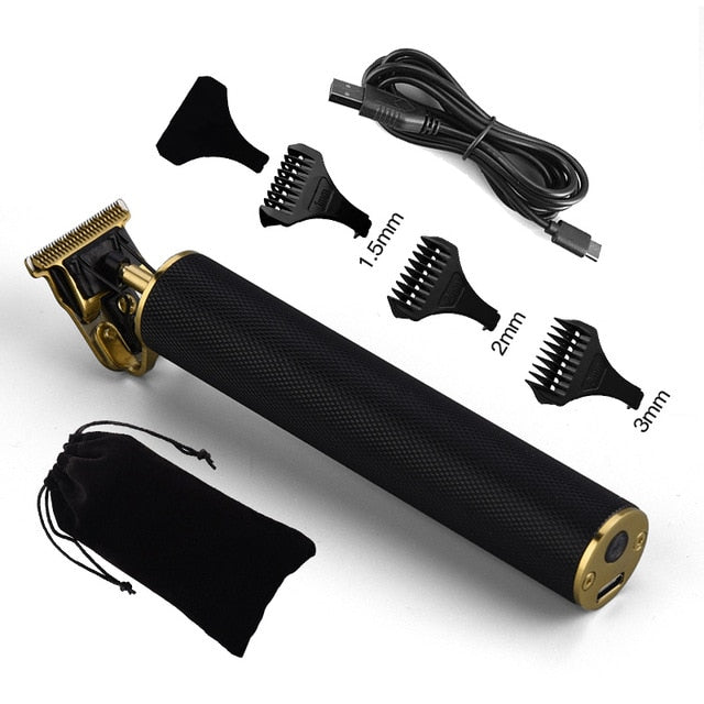 USB rechargeable ceramic Trimmer barber Hair Beard Clipper Machine - COOLCrown Store