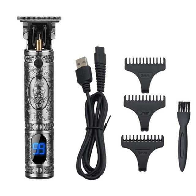 USB rechargeable ceramic Trimmer barber Hair Beard Clipper Machine - COOLCrown Store