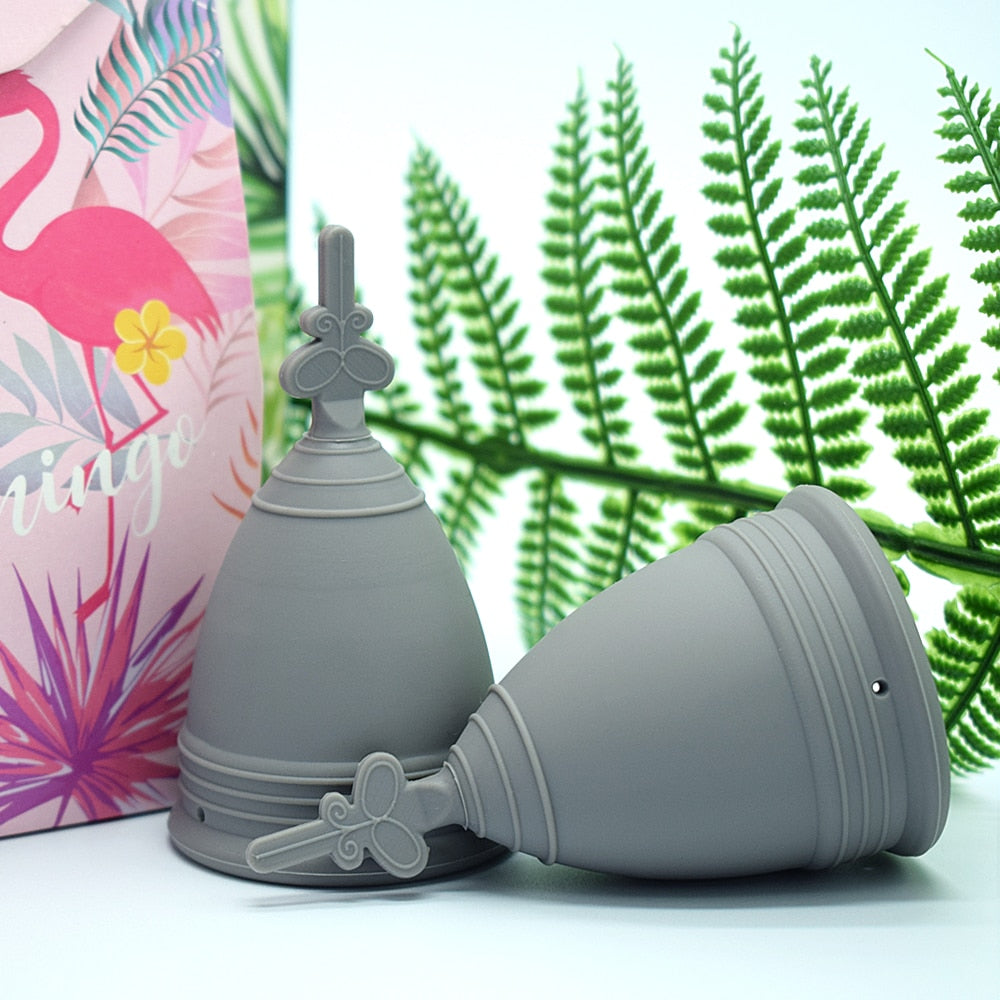 Medical Silicone Menstrual Cup Copa Menstrual De Silicona Medica Period Cups Reusable Feminine Hygiene Cup Foldable Silicone Cup - COOLCrown Store