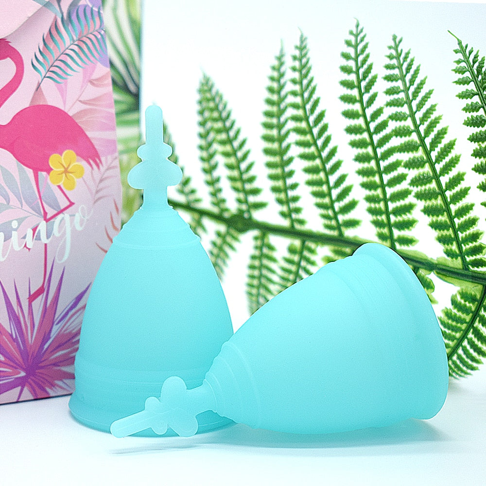 Medical Silicone Menstrual Cup Copa Menstrual De Silicona Medica Period Cups Reusable Feminine Hygiene Cup Foldable Silicone Cup - COOLCrown Store